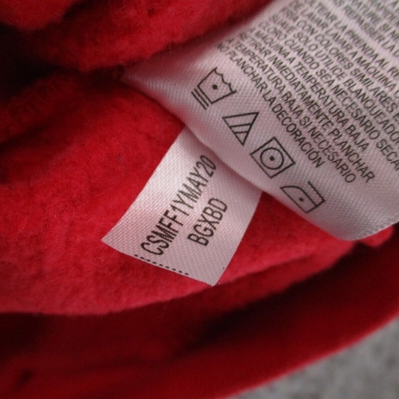 VINTAGE Champion y2k Georgia Bulldogs UGA Hoodie Adult Medium Red Black Football - Picture 8 of 15